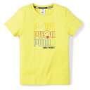 ● PUMA (プーマ) PUMA X SW Tシャツ ジュニアスポーツウェア Tシャツ ボーイズ ビブラント イエロー 84697074