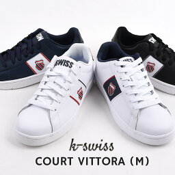 <strong>ケースイス</strong> k-swiss メンズ スニーカー カジュアル ローカット シューズ 靴 ファッション COURT VITTORA (M) 36101350 36101351 36101352 36101551 白 黒 紺