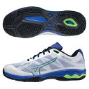 ミズノ テニスシューズ ウエーブエクシード ライト SW OC MIZUNO クレー・砂入人工芝コート用 61GB211824