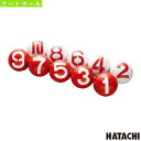 【ゲートボール ボール ハタチ】 3面ボール/10個組(GH3010)