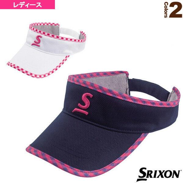 【テニス アクセサリ・小物 スリクソン】 レディスバイザー／レディース（SPH4711W）サンバイザーの画像