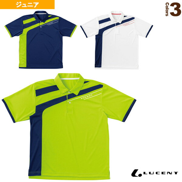 【テニス ジュニアグッズ ルーセント】 ゲームシャツ／ジュニア（XLP-834）の画像