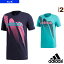 【テニス・バドミントン ウェア(メンズ/ユニ) アディダス】MEN SEASON グラフィック コットンTシャツ/シーズン/メンズ(FAQ69)