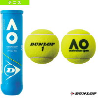【テニス ボール ダンロップ】 DUNLOP AUSTRALIAN OPEN／ダンロップ オーストラリアンオープン『缶単位（1缶／4球）』（DAOYL4TIN）の画像