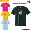 【卓球 ジュニアグッズ DONIC】 卓球TシャツB／DONIC × I am DORAEMON／ジュニア（YL111）