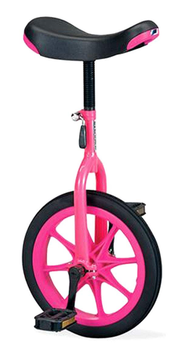 ノーパンクタイヤ　一輪車 20インチ EKD138　ピンク　キッズ　ジュニアの画像
