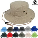 NEWHATTAN ニューハッタン コットン サファリハット 全13色 SAFARI HAT 帽子 メンズ キャップ 小物 中折れハット バケットハット 麦わら帽子 レディース 人気 メール便