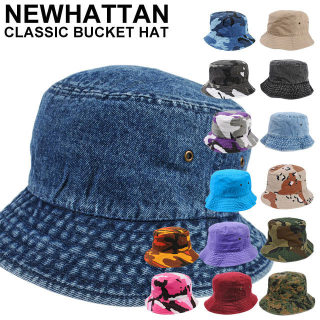 NEWHATTAN ニューハッタン / CLASSIC BUCKET HAT 15 COL…...:spotcheck:10006684