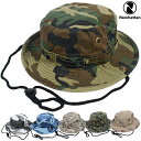 NEWHATTAN ニューハッタン カモフラージュ サファリハット 全6色 SAFARI HAT 帽子 メンズ キャップ 小物 中折れハット バケットハット 麦わら帽子 レディース 人気 メール便
