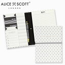 アリススコット ALICE SCOTT THE MASTER PLAN ザ マスター プランメモ メモ帳 パッド ボールペン ブランド デザイナーズ ステーショナリー UK ロンドン ASGT1704ギフト プレゼント 誕生日 お祝い