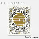 ライフルペーパー グリーティングカード ビーズニー RIFLE PAPER CO. Bee's kneesブランド デザイナーズ カード USA アメリカ GCL009ギフト プレゼント