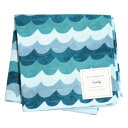 ライフルペーパー ハンカチ アマルフィ ウェーブ:ブルー RIFLE PAPER CO. Amalfi Wave:Blueブランド デザイナーズ ハンカチクロス USA アメリカ RHC045ギフト プレゼント