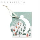 ライフルペーパー RIFLE PAPER CO. グリーティングカード Greeting Card スノーシーン・オーナメントカード Snow Scene Ornament Cardブランド デザイナーズ カード USA アメリカ 海外 OCX005ギフト プレゼント 誕生日 お祝い