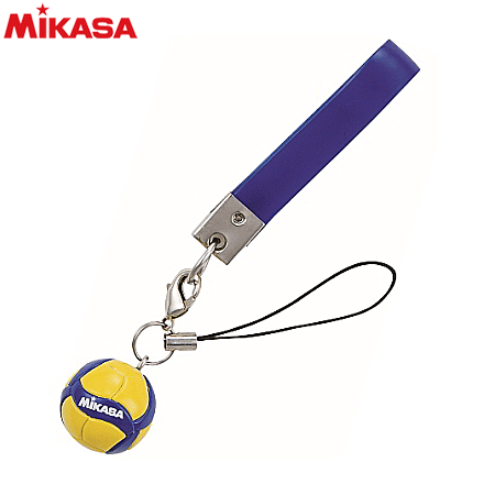 ミカサ バレーボールグッズ 携帯ストラップ キーホルダー アクセサリー 小物 メール便OK AC-ST200W-M-JPの画像