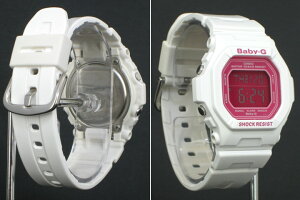 CASIO/G-SHOCK【Baby-G】ベビージーキャンディーカラー【CANDYCOLORS】【女性用腕時計】BG-5601-7JF/白・ピンク
