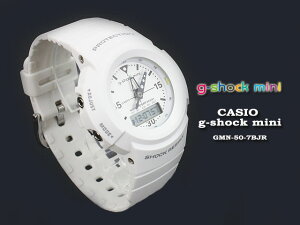 CASIO/G-SHOCKmini【カシオジーショックミニ】女性用腕時計GMN-50-7BJR/witet/white