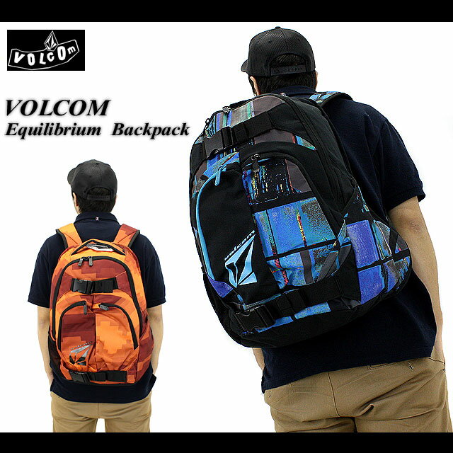 ◆SALE◆【正規品】VOLCOM【ボルコム】 Equilibrium Backpackメンズ/リュック/ディパック/スケート/SK8（2012モデル）