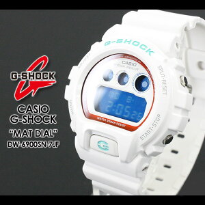 ★送料無料★CASIO/G-SHOCK/gショックGショックG−ショック【カシオジーショック】MATDIALSeries【マットダイアルシリーズ】DW-6900SN-7JF/PINKホワイト腕時計【smtb-TK】
