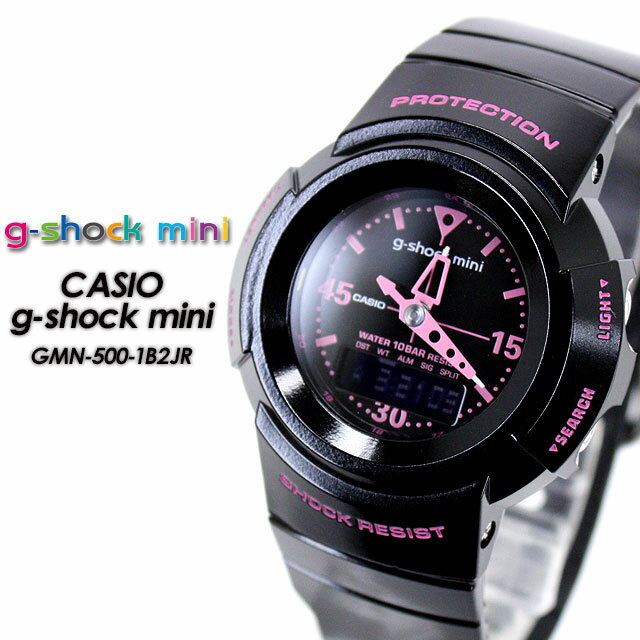  g-shock mini  G-VbN ~j GMN-500-1B2JR / Black~Pink p fB[X rv CASIO G-SHOCK g-shock GVbN