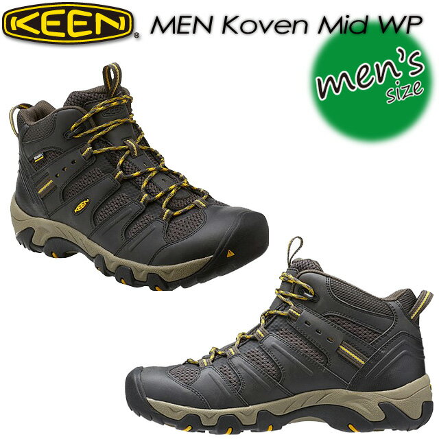 ★SALE30%OFF! 送料無料★ KEEN【キーン】MEN Koven Mid WP 【コーベン ミッド ウォータープルーフ】 男性用 メンズ / ハイキング / アウトドアシューズ 1011198 Raven/Tawny Olive ★SALE30%OFF! 送料無料★ KEEN【キーン】MEN Koven Mid WP 【コーベン ミッド ウォータープルーフ】 男性用 メンズ / ハイキング / アウトドアシューズ 1011198 Raven/Tawny Olive