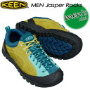 ★送料無料★ KEEN【キーン】MEN Jasper Rocks 【ジャスパー ロックス】 男性用 メンズ / ハイキング / アウトドアシューズ 1017181 Goiden Mist/Blue Turquoise