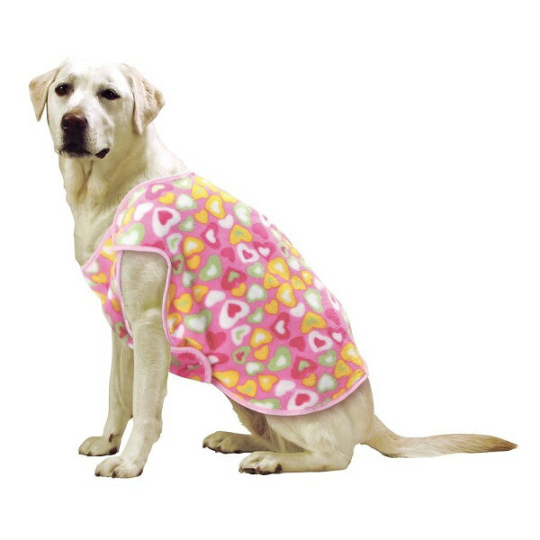 マルカン 香る着る毛布 L (5L〜6L) ピンク 大型犬用 犬服 ラブラドールレトリーバー・ダルメシアン・コリー等 防寒