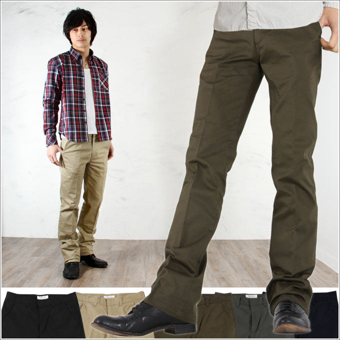  日本製 シューカット ストレッチ チノ パンツ メンズ PANTS 男性 BIG SMITH ビッグスミス SPUTNICKS スプートニクス品質にこだわった安心の日本製！ビジネスシーンでもデートの時にもスマートに魅せるシューカットチノ登場！パンツ　メンズ