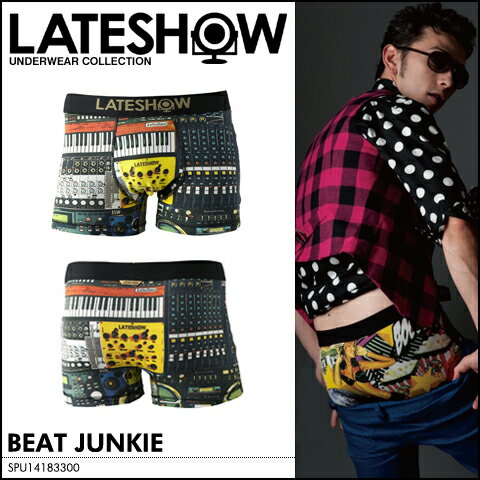 LATE SHOW(レイトショー)メンズアンダーウェアボクサーパンツBEAT JUNKIE