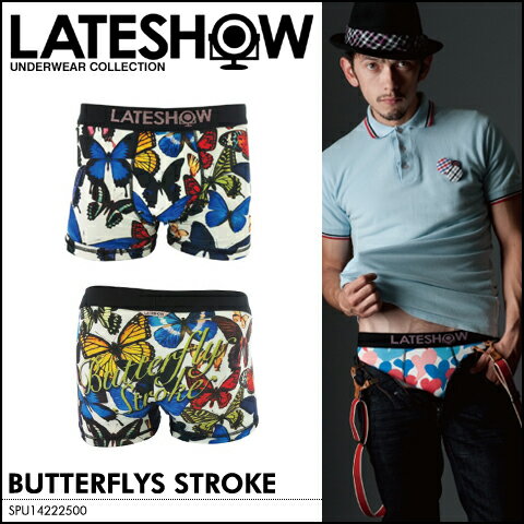 LATE SHOW(レイトショー)メンズアンダーウェアボクサーパンツBUTTERFLYS STROKE