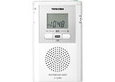 ◎期間限定特価【メーカー在庫限り】東芝(TOSHIBA) LEDライト付ポケットラジオ TY-SPR4(W)ホワイト 4560158875357
