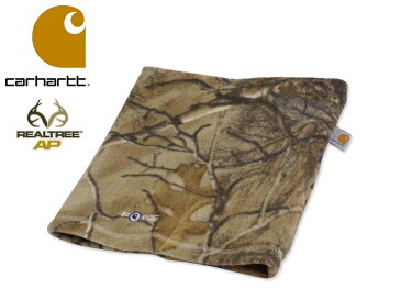 ☆【メール便送料無料】CARHARTT【カーハート】FORCE JENNINGS CAMO NECKGATER BEIGE カモ リアルツリー フリース ネックウォーマー ベージュ 12968 14031 [通学 通勤 ウィンタースポーツ 防寒 秋冬 迷彩]　10P05Oct15