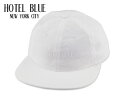 HOTEL BLUEڥۥƥ֥롼Taslan Logo Cap White å ۥ磻 16037̵[SKATE ܡ  ǥ]