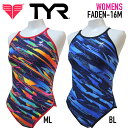 【送料無料】【FADEN-16M】TYR ティア レディース 競泳用モデル オシャレ 女性用レディース 水着 トレニーニング用オールインワン水着 MADE IN JAPAN 日本製 05P19Mar1