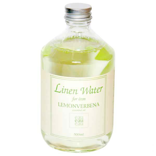 eau Linen Water for iron リネンウォーター【レモンバーベナ】500mlお気に入りのシャツにほのかな香りを 【リネンウォーター/リネン水/エッセンシャルオイル/レモン/アイロン掛け】