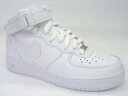 ナイキ　エアフォース1　ミッド　’07　NIKE AIR FORCE 1 MID '07　315123　111　ホワイト/ホワイト　メンズ　【ALL WHITE】