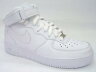 ナイキ　エアフォース1　ミッド　’07　NIKE AIR FORCE 1 MID '07　315123　111　ホワイト/ホワイト　メンズ　【ALL WHITE】