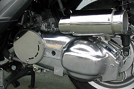 WirusWin マジェスティ250 (4HC)用 サイレンサー型 エアクリーナーKit バズーカータイプ /ウイルズウィン