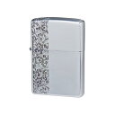 便利雑貨 メンズ ジッポ ZIPPO オイルライター クラシックアラベスク メンズ CLA-H シルバー