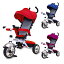お役立ちグッズ JTC(ジェーティーシー) ベビー用品 3 in 1 Tricycle かじとり三輪車 レッド・J-5149