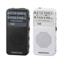 生活日用品 オーム電機 OHM AudioComm コンパクトAM/FMラジオ ブラック・RAD-P360Z-K