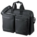 服飾雑貨関連商品 超撥水・軽量PCバッグ 3WAYタイプ 15.6インチワイド シングル ブラック BAG-LW10BK