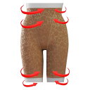 生活日用品 ポアンジュ Peauange リフトガードル モカ XXL