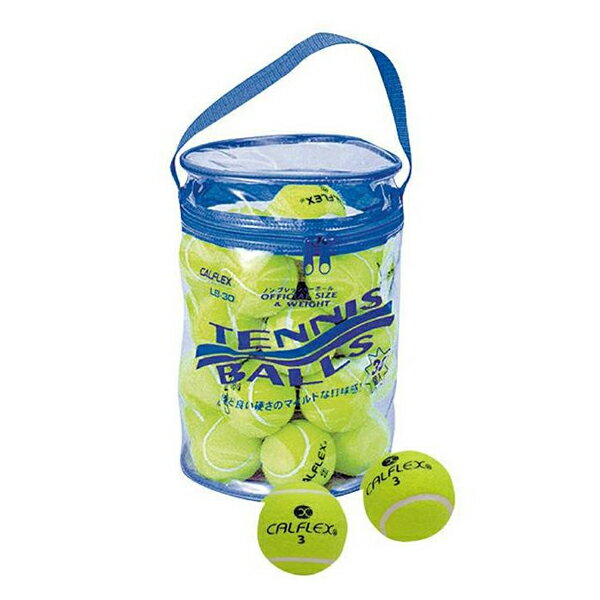 日用品 便利 ユニーク スポーツ 関連商品 一般用硬式テニスボール 30球入 LB-30の画像