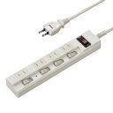 PCアクセサリー 電源タップ 関連 多機能節電タップ 4個口 2m HS-TPKV42PBT-W