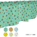 カフェカーテン カブトムシ クワガタ セミ 800×450mm 黄緑・41380 人気 商品 送料無料