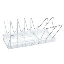 日用品 便利 ユニーク Belca(ベルカ) フライパン・鍋・ふたスタンド 2WAY 伸縮タイプ ホワイト PFN-NS