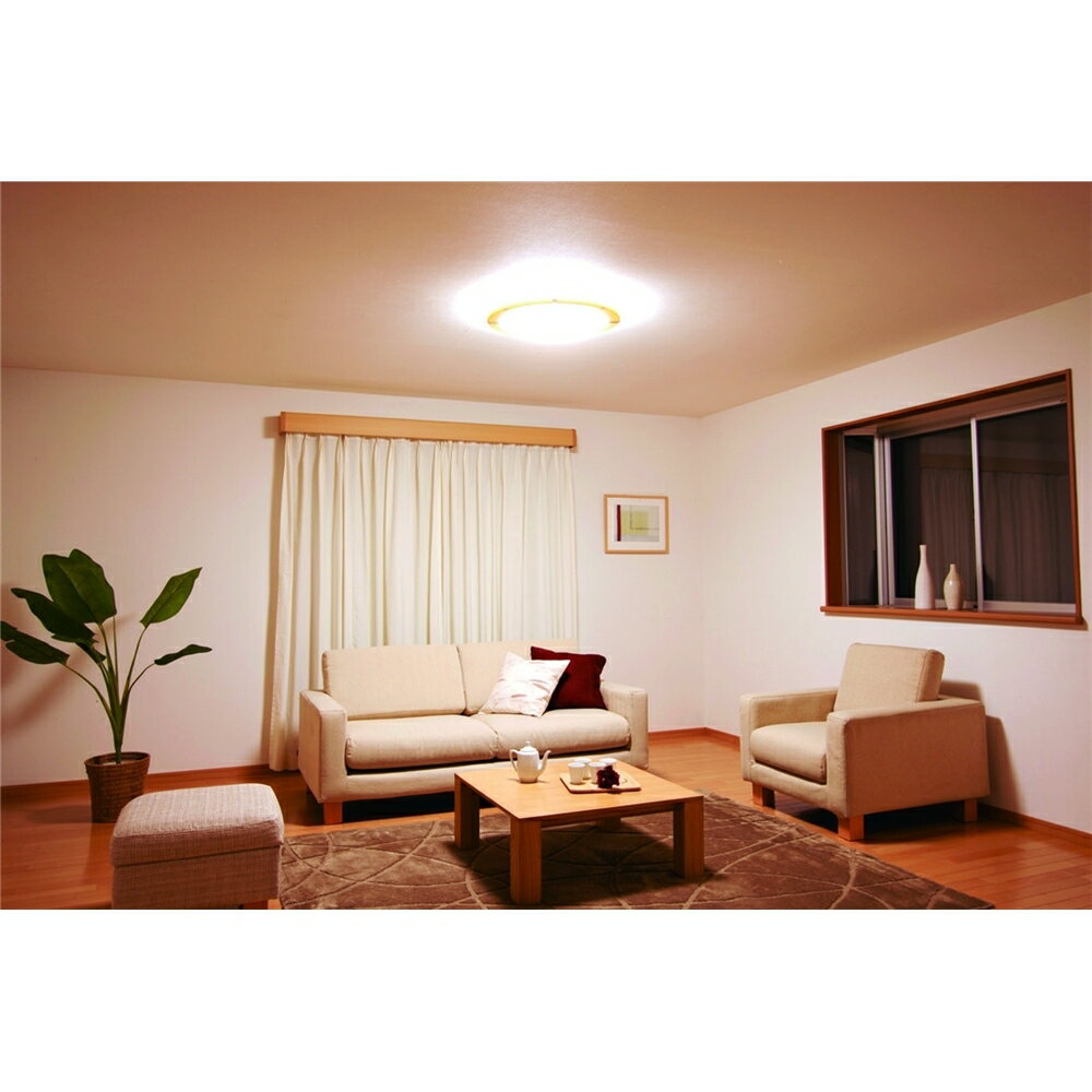 シーリングライト LEDシーリング リモコン LEDシーリングライト 木枠 調色 14畳用 ブラウン...:ssk-1:12099511