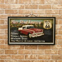 アメリカン雑貨 玄関 プレート アンティークボード MAIN STREET AMERICA