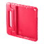 生活関連グッズ iPad9.7インチ衝撃吸収ケース赤 PDA-IPAD1005R
