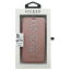生活関連グッズ iPhoneX専用 スタッズ付き 手帳型ケース STUDS AND SPARKLES - PU LEATHER BBOKTYPE CASE WITH SNOW FLAKES - PINK iPhone X GUFLBKPXSTUPI